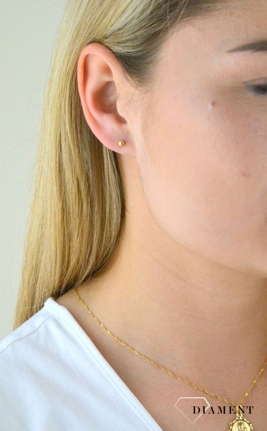 Złote kolczyki kuleczki KL 291G.jpg